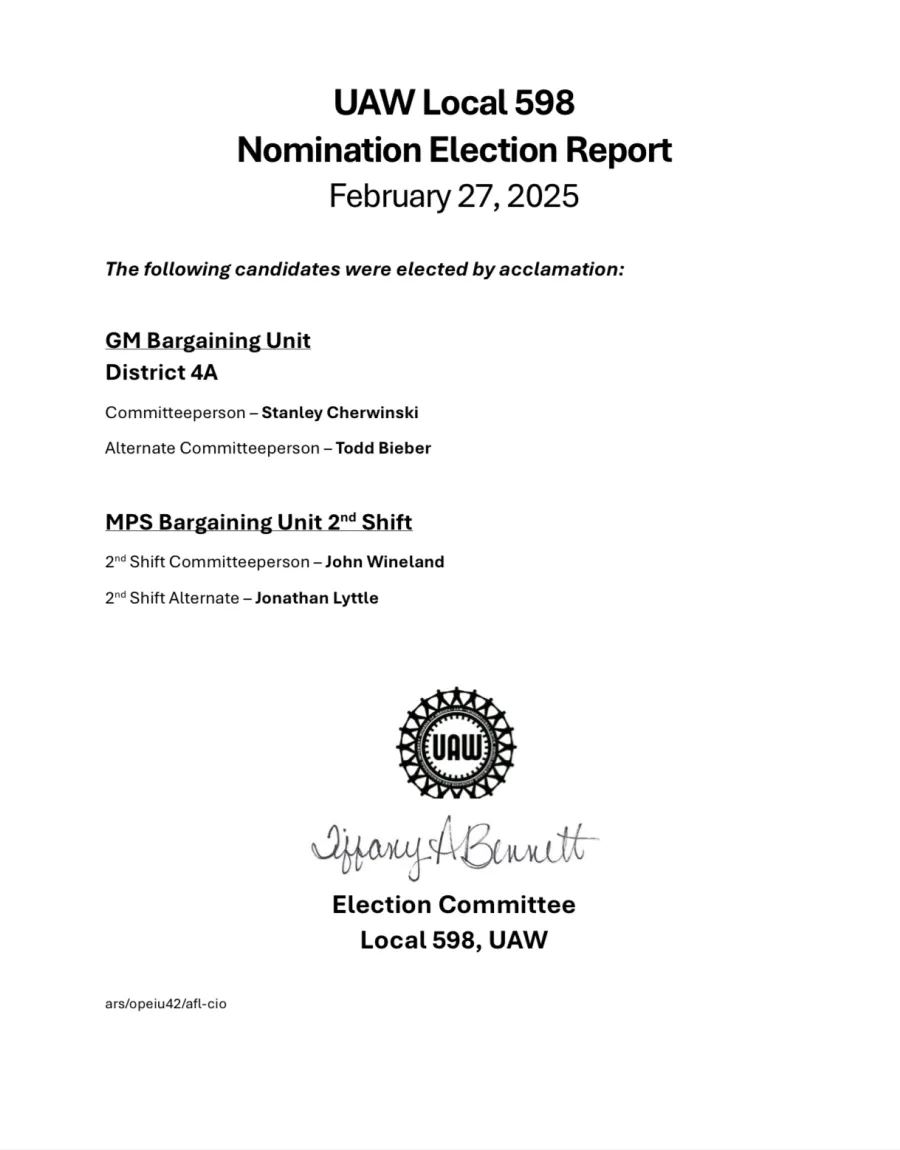 Election Results