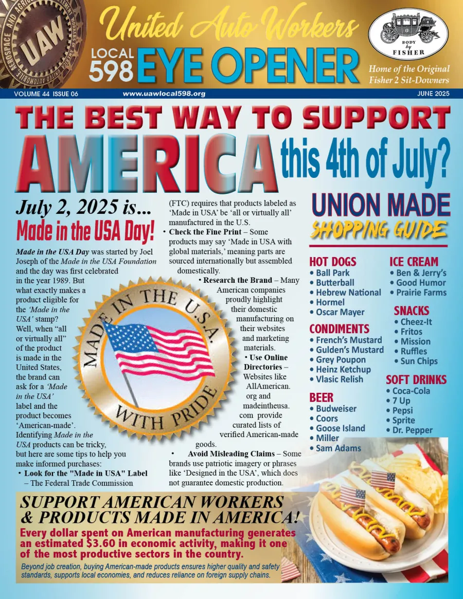 June Eye Opener Front Cover