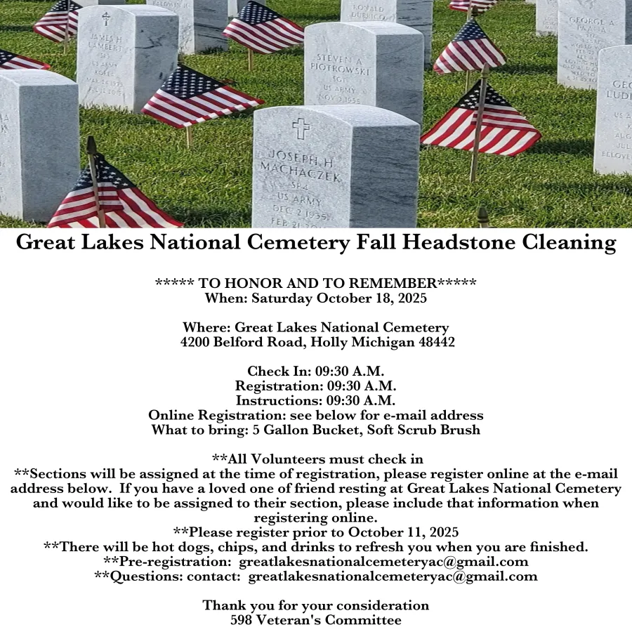 Great Lakes Cemetery Headstone Cleaning