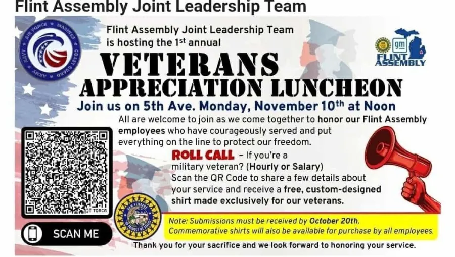 Veteran's Appreciation Lunch
