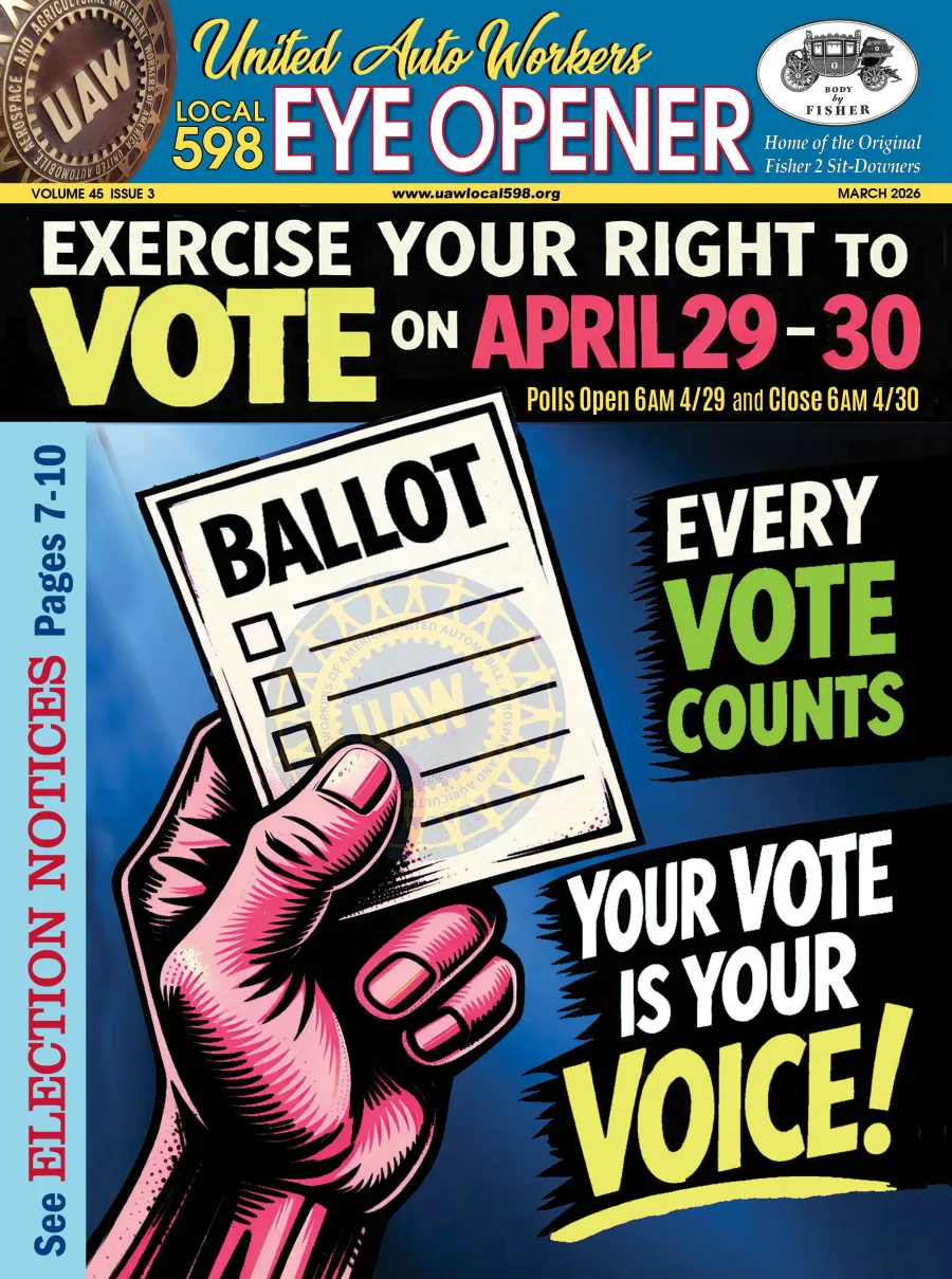 March 2026 Eye Opener